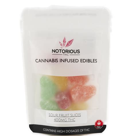 Notorious Thc Sour Fruit Slices 50mg 400mg West Coast Releaf Online Shop