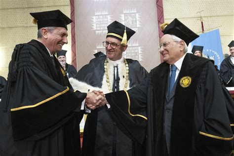 Laurea Honoris Causa Ai Presidenti Sergio Mattarella E Borut Pahor I