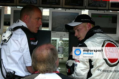 L To R Jock Clear Gbr Bar Senior Race Engineer And Jacques