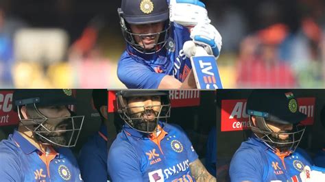 Ind V Sl Watch Virat Kohlis Amazing Reactions After Shubman