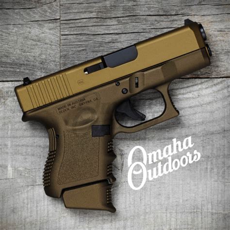 Glock 26 Gen 3 Spartan Bronze Burnt Bronze 12 Round Omaha Outdoors