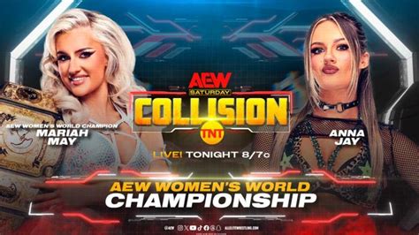 All Elite Wrestling Anuncia Parte De La Cartelera De AEW Collision Del