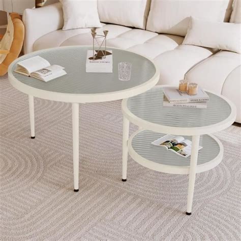 Tables Dappoint Rondes Tables Basses Gigognes X X Cm Table Basse