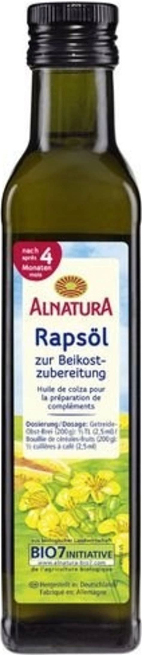 Alnatura Bio Raps L L Ab Monat Ml Piccantino Onlineshop