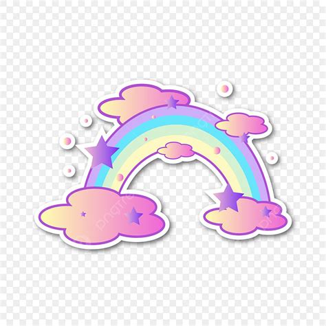 Rainbow Sticker Vector Art Png Fluorescent Rainbow Stickers Fluorescent Rainbow Rainbow