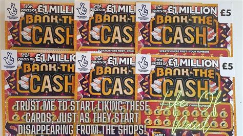 6 5 Lottery Scratch Cards 30 Of The Bank The Cash Scratch Cards