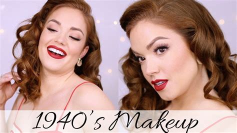 1940s Hollywood Glam Makeup Through The Decades Youtube