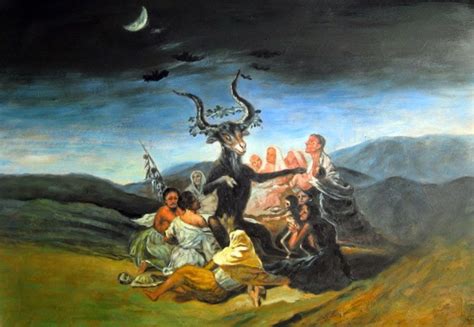 Witches’ Sabbath (The Great He-Goat) – Francisco Goya – artnautics