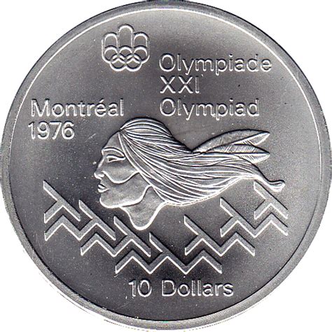 Dollars Lisabeth Ii Olympiades De Montr Al Haies Canada