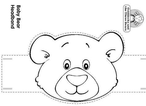 Printable Bear Ears Headband Template