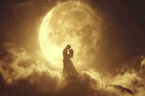 Premium Photo Celestial Embrace A Cosmic Love Story