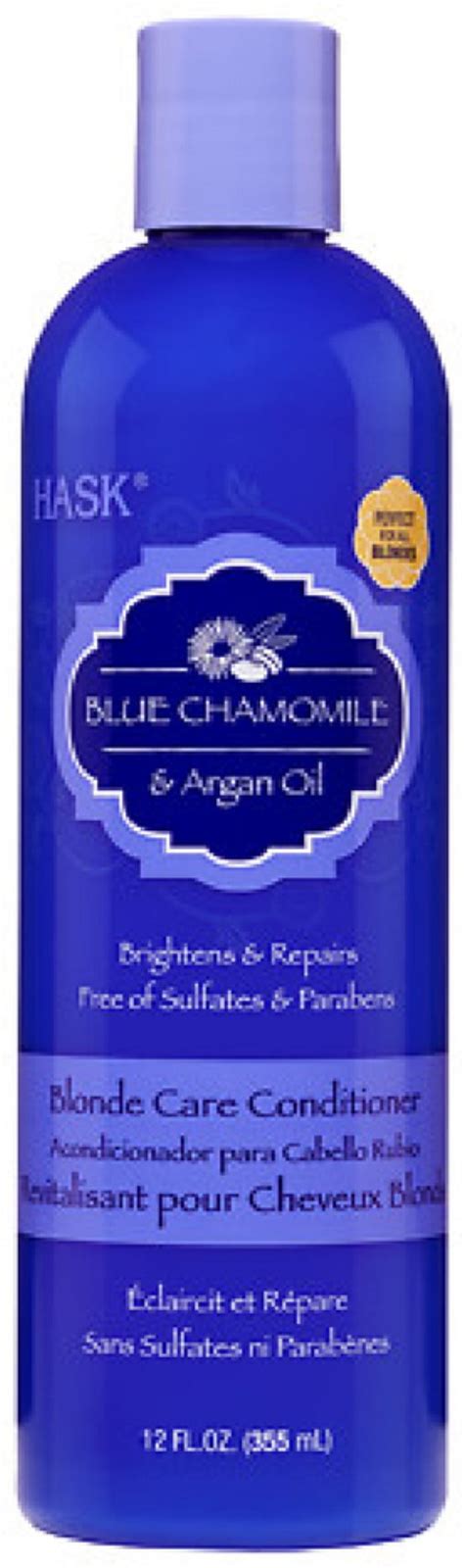 Hask Blonde Care Conditioner Blue Chamomile Argan Oil Oz Pack Of