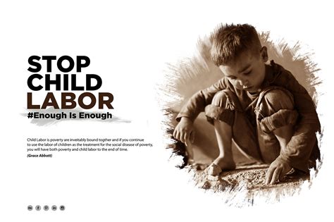 POSTER DESIGN CHILD LABOR on Behance