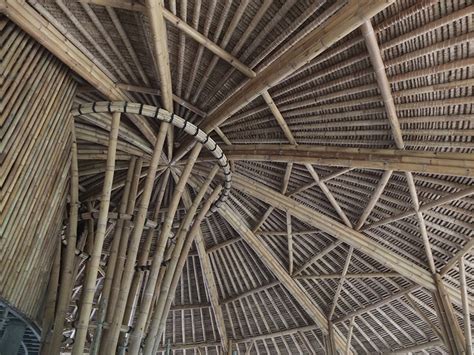 Weaved Bamboo Roofs Enclose Pavilions For Resort In The Maldives