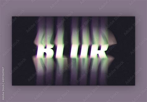 Blurred Text Effect Stock Template | Adobe Stock