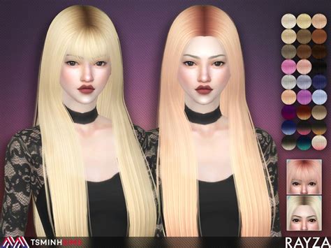 Sims 4 Cc Female Hair With Bangs Pohmakers