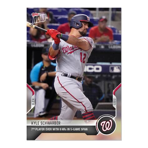 Kyle Schwarber Mlb Topps Now Card Pr