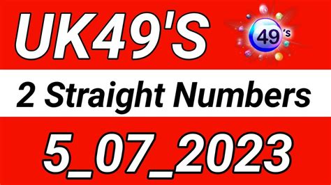 Uk49s Lunchtime Prediction For Today 5 7 2023 YouTube