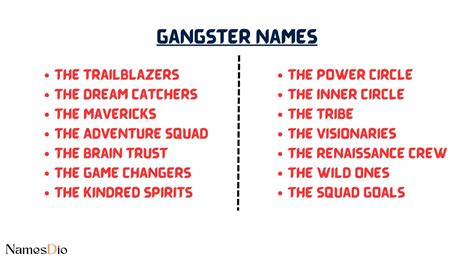 Gang Names : Cool, Best & Funny Gang Names Ideas - NamesDio