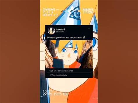 Fourth hokage's grandson and seventh hokage's son⚡🗿 - YouTube