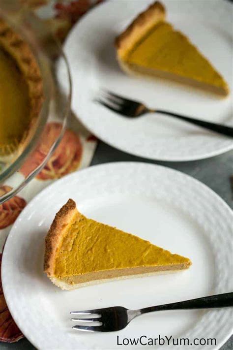 Low Carb Pumpkin Pie Recipe Gluten Free Low Carb Yum