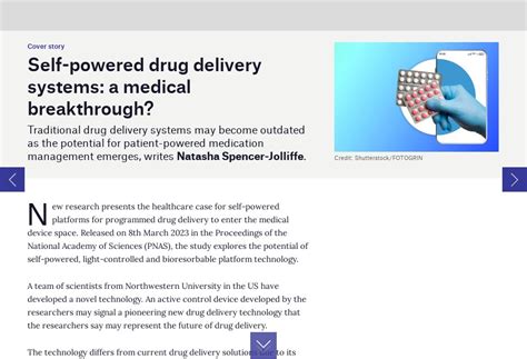 Self Powered Drug Delivery Systems A Medical Breakthrough Medical