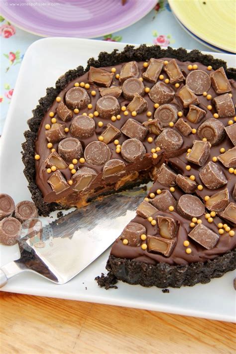 No Bake Rolo Tart Jane S Patisserie Baking Tart Recipes Yummy Cakes