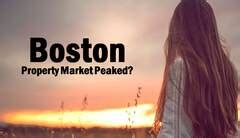 Has The Boston Property Market Peaked