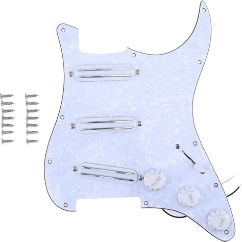 Musiclily Sss Battipenna Precablato Pre Wired Loaded Strat Pickguard