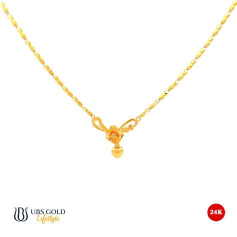 UBS Kalung Emas Cdk0154 24K UBSLifestyle Perhiasan Emas Gold