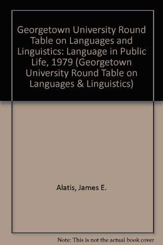 Georgetown University Round Table On Languages And Linguistics