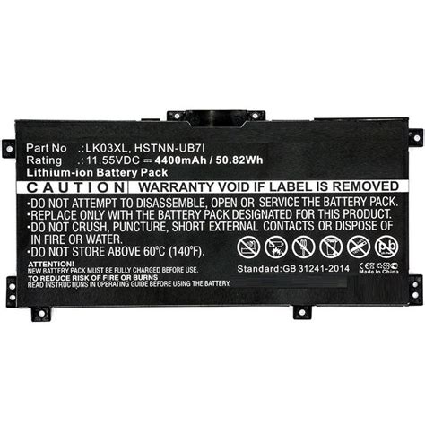 MBXHP BA0140 CoreParts Laptop Battery For HP 51Wh Li Ion 11 55V