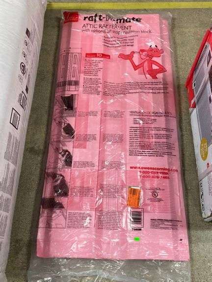 Owens Corning Raft R Mate 22 12 In X 4 Ft Attic Insulation Rafter