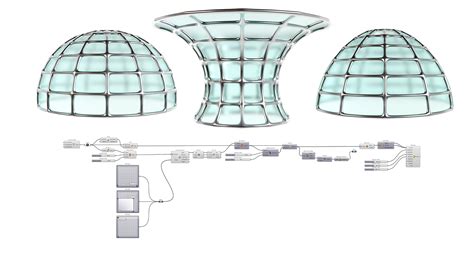 Rhino 3d And Grasshopper Wireframe Forms Using Revolve Parametric Architecture And 3d Design