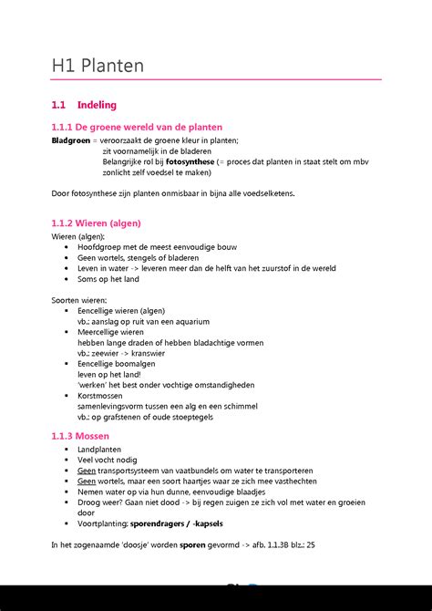 Solution Samenvatting Natuuronderwijs Inzichtelijk Dit Zijn Meer