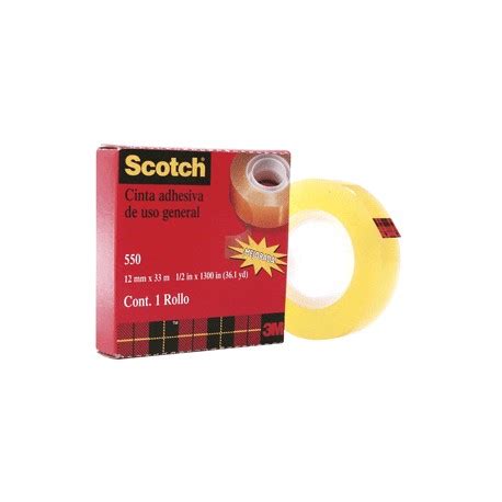 Cinta Adhesiva Scotch Mm X M