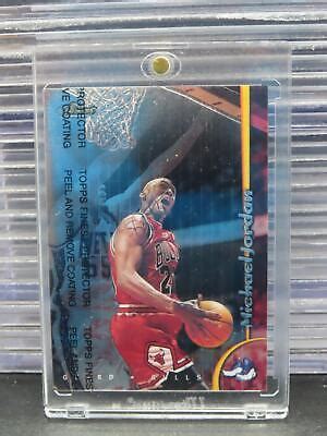 Topps Finest Basketball Michael Jordan W Coating Chicago