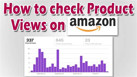 How To Check Products Views On Amazon Ecommerce Ideas Youtube