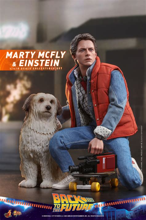 Hot Toys MMS573 回到未來馬蒂麥佛萊愛因斯坦Marty McFly and Einstein1 6 比例收藏套組