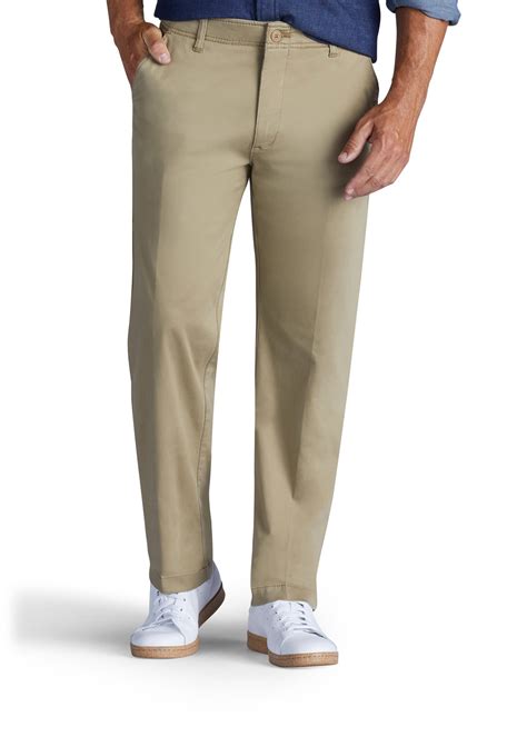 Lee Men S Performance Series Extreme Comfort Straight Fit Pant Original Khaki 38w X 34l