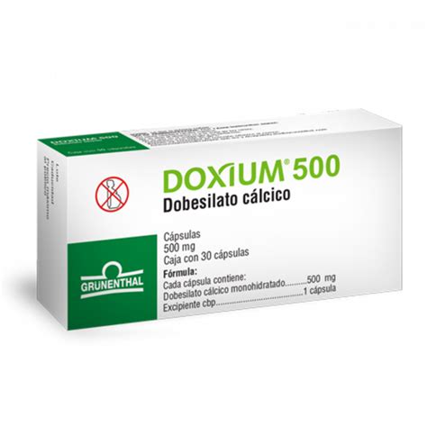 Doxium 500 500mg Caja Con 30 Capsulas