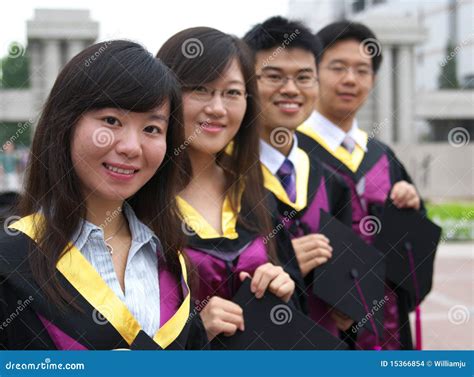 Chinese Students Stock Photo Image Of Woman Gown Chinese 15366854