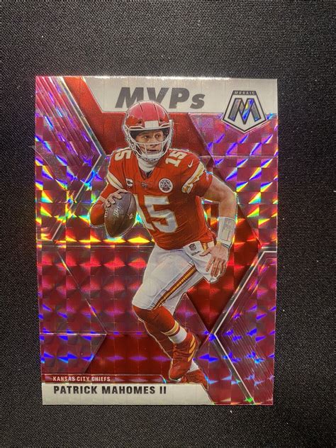 Panini Mosiac Patrick Mahomes Ii Mvp Kc Chiefs Pink Camo Prizm