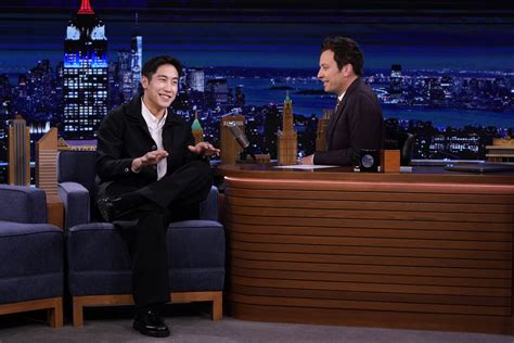 'Beef' Star Young Mazino Goes Classic for 'Jimmy Fallon' Interview