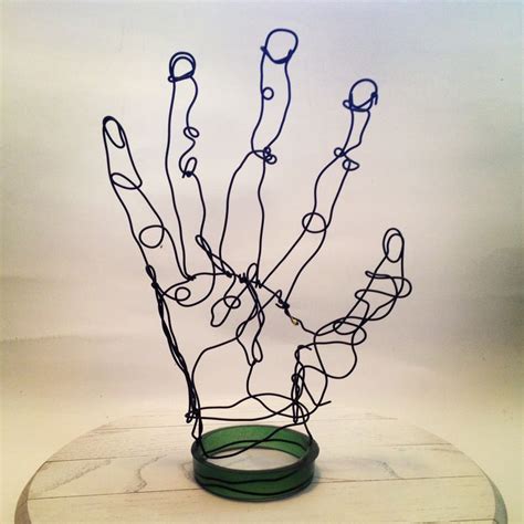 Wire Art Sculpture Wire Art Hand Sculpture