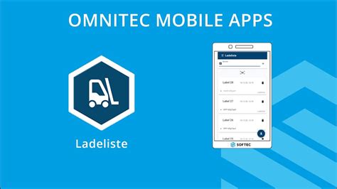 Omnitec Erp Apps Ladelisten App Youtube