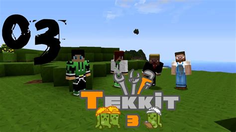 Let S Play Together Tekkit HD German Part 003 Hausbau Und