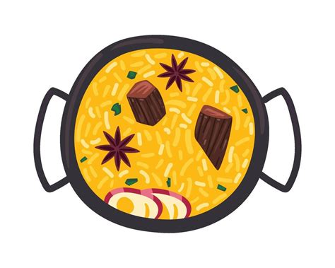 Espa Ol Paella Paella Icono Ilustraci N Vector En Vecteezy