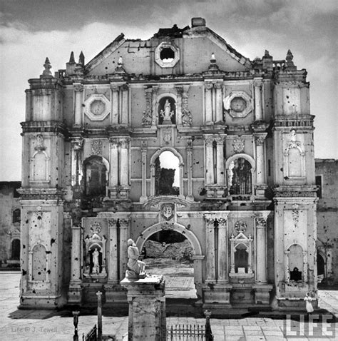 San Francisco Church Showing The Damage Of Wwii Intramuros Manila