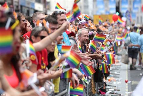 London Pride 1m People Gather For Uks Biggest Parade Daily Mail Online